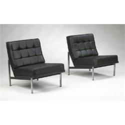 Florence Knoll Parallel Bar lounge chairs, p
