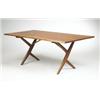 Image 1 : George Nakashima Cross-Legged dining table