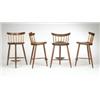 Image 1 : George Nakashima High Mira stools, set of fo