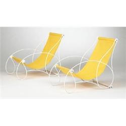 Mathieu Mategot, attribution outdoor lounge