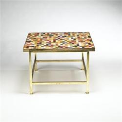Edward Wormley tile table, model # 5426