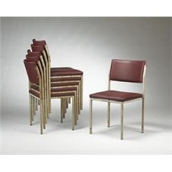 Gerrit Rietveld stacking chairs, set of six