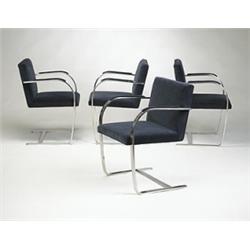 Ludwig Mies van der Rohe Brno chairs, set of