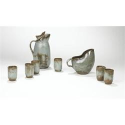 William & Polia Pillin ceramic tea service