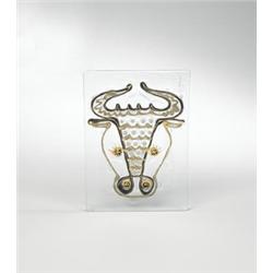 Francis and Michael Higgins Bull plates, set