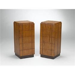 Gilbert Rohde cabinets, pair