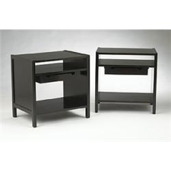 Edward Wormley lamp tables, pair, model 279-