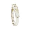 Image 4 : 14KT White Gold 1.11ctw Diamond Wedding Ring