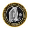 Image 2 : .999 Fine Silver Tropicana Las Vegas $10 Casino Limted Edition Gaming Token