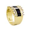 Image 3 : 14KT Yellow Gold 1.80ctw Sapphire and Diamond Ring