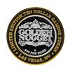 Image 1 : .999 Silver Golden Nugget Las Vegas $10 Casino Gaming Token Limited Edition