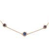 Image 2 : 14KT Rose Gold Evil Eye 0.51ctw Diamond Necklace