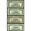 Image 2 : Lot of (4) 1953A $5 Silver Certificate Notes