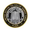 Image 2 : .999 Silver Plaza Las Vegas, NV $10 Casino Limited Edition Gaming Token
