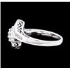 Image 3 : 14KT White Gold 0.43ctw Diamond Ring