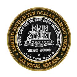 .999 Silver Main Street Station Las Vegas, NV $10 Casino Limited Edition Gaming
