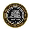 Image 1 : .999 Silver Main Street Station Las Vegas, NV $10 Casino Limited Edition Gaming