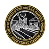 Image 2 : .999 Silver Main Street Station Las Vegas, NV $10 Casino Limited Edition Gaming