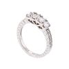 Image 3 : 14KT White Gold 1.27ctw Diamond Ring