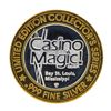 Image 1 : .999 Silver Casino Magic Bay St. Louis Mississippi Casino Gaming Token Limited E