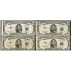 Image 1 : Lot of (4) 1953A $5 Silver Certificate Notes