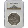 Image 1 : 2002-P $1 Salt Lake Olympics Silver Coin NGC MS70