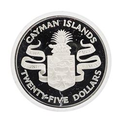 1974 Cayman Islands Churchill Commemorative Proof Coin