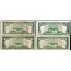 Image 2 : Lot of (4) 1928 $5 Legal Tender Notes