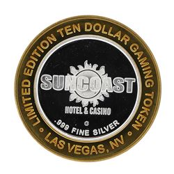 .999 Silver Suncoast Las Vegas, Nevada $10 Casino Gaming Token Limited Edition