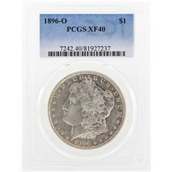 1896-O $1 Morgan Silver Dollar Coin PCGS XF40