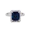 Image 2 : 14KT White Gold 3.48ct Tanzanite and Diamond Ring