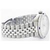 Image 4 : Rolex Mens Stainless Steel Diamond and Sapphire Datejust Wristwatch