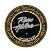 Image 1 : .999 Silver Reno Hilton Reno, Nevada $10 Casino Gaming Token Limited Edition