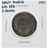 Image 1 : 1721 Spain Madrid 2 Reales KM296 Silver Coin
