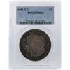 Image 1 : 1891-CC $1 Morgan Silver Dollar Coin PCGS Graded MS62