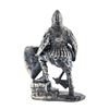 Image 2 : 3 oz .999 Fine Silver Medieval Knight Silver Statue