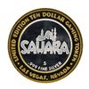 Image 1 : .999 Fine Silver Sahara Las Vegas, Nevada $10 Casino Limted Edition Gaming Token
