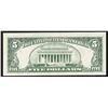 Image 2 : 1974 $5 Federal Reserve Note ERROR Partial Offset