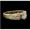 Image 1 : 14KT Yellow Gold 0.63ctw Diamond Ring