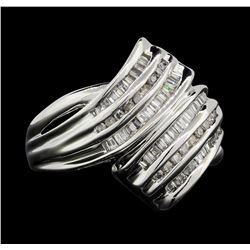 10KT White Gold 0.50ctw Diamond Ring