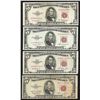 Image 1 : Lot of (4) 1953/A/B/C $5 Legal Tender Notes