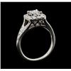 Image 5 : 14KT White Gold 0.50ctw Diamond Ring