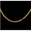 Image 3 : 18KT Yellow Gold Rope Chain Necklace