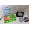 Image 1 : LOT OF NEW PLASTIC ORGANIZERS