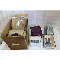 BOX OF MATTRESS AND CHAIR COVERS