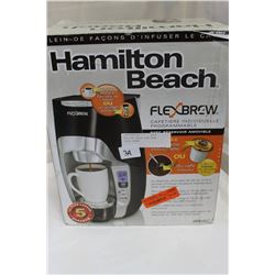 HAMILTON BEACH FLEX BREW COFFEE MAKER