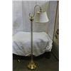 Image 1 : GLASS AND BRASS FLOOR LAMP