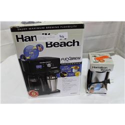 HAMILTON BEACH FLEX BREW AND COFFEE GRINDER