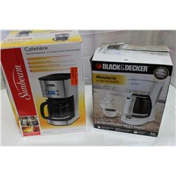 TWO COFFEE MAKERS