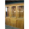 Image 1 : LARGE 2-PIECE ILLUMINATED DISPLAY CASE